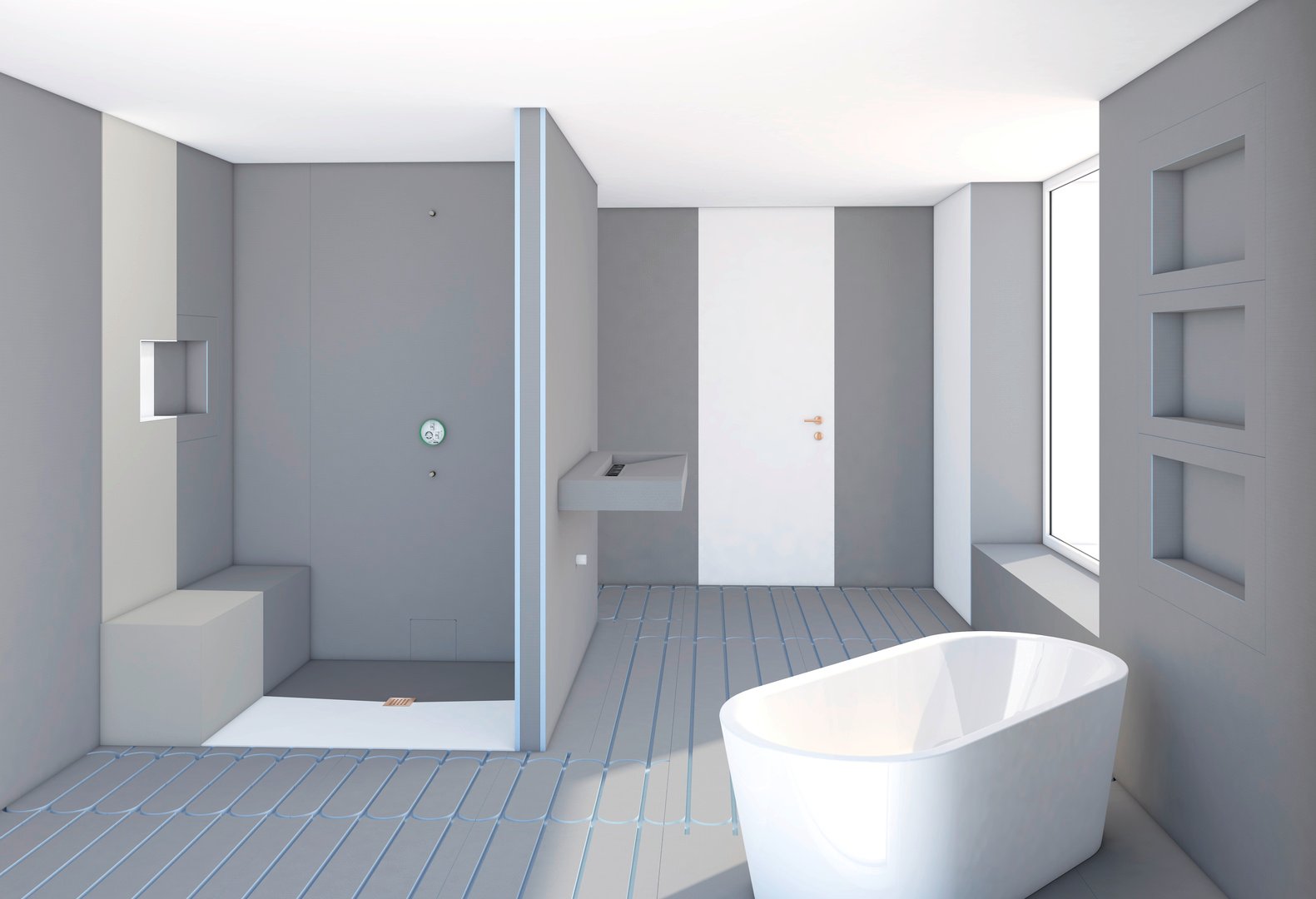 wedi shower trays and wet room floor systems