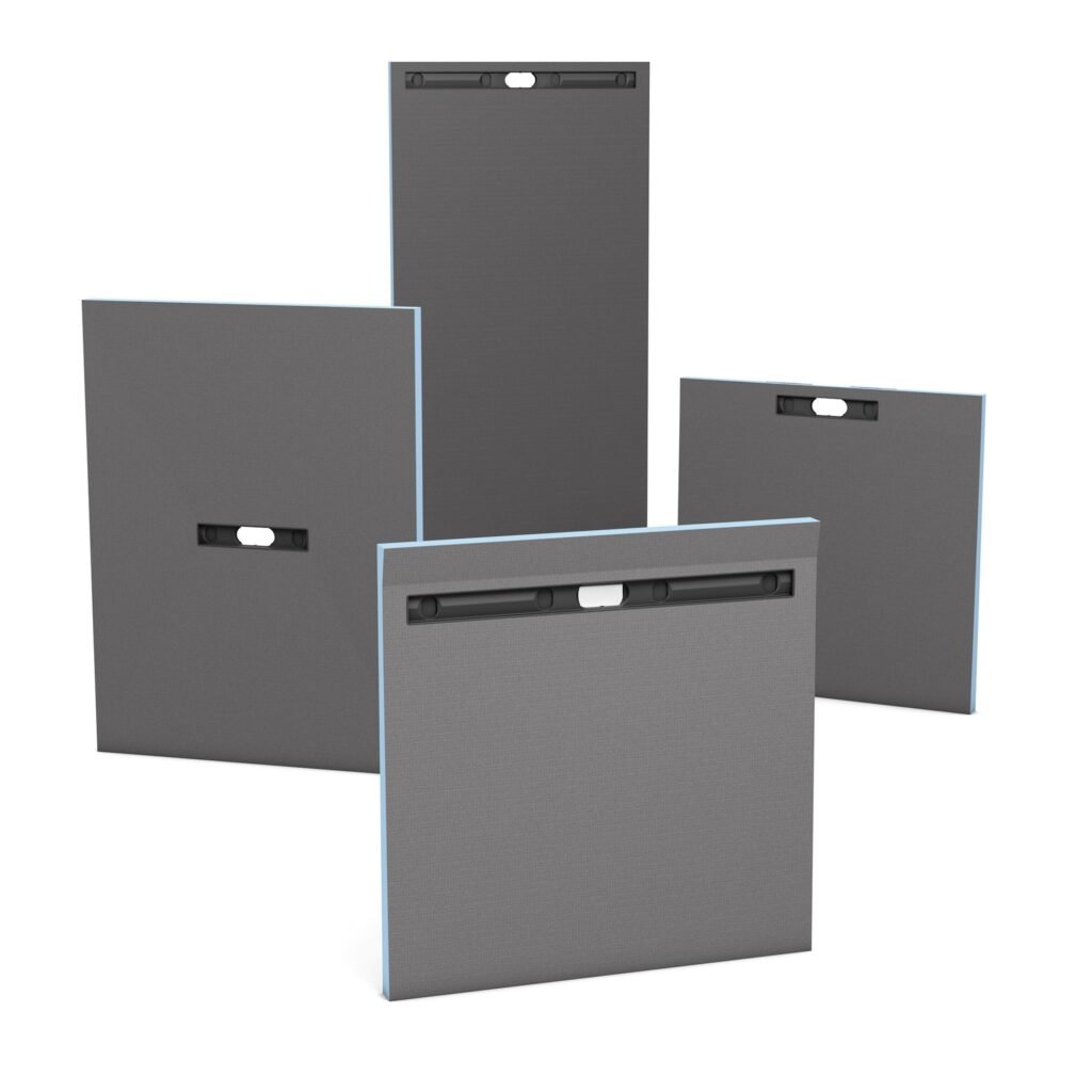 Fundo shower elements with linear drainage