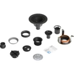 wedi Fundo Solido Point Drain Fire Stop Vertical Dn 50