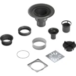 wedi Fundo Point Drain Vertical Dn 70 Square Drain Cover